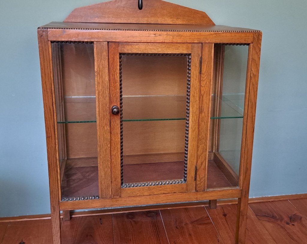 Art deco vitrinekastje te koop, Ophalen