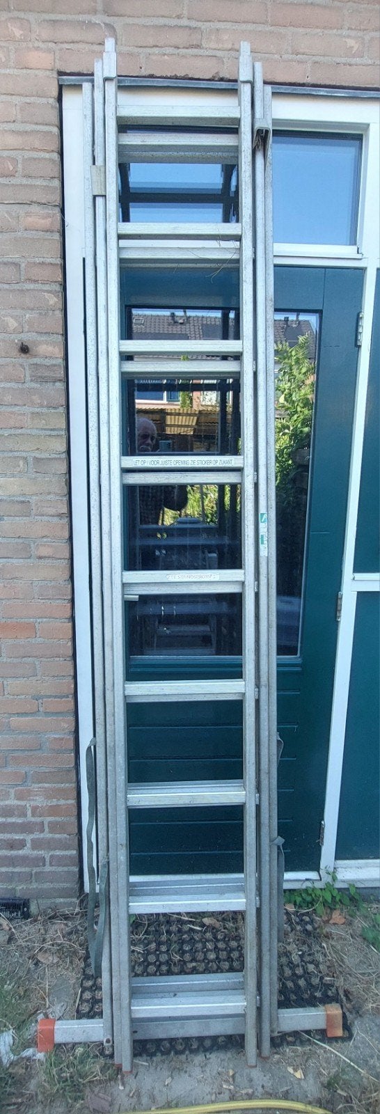Aluminium ladder, Ophalen, Gebruikt, 4 meter of meer
