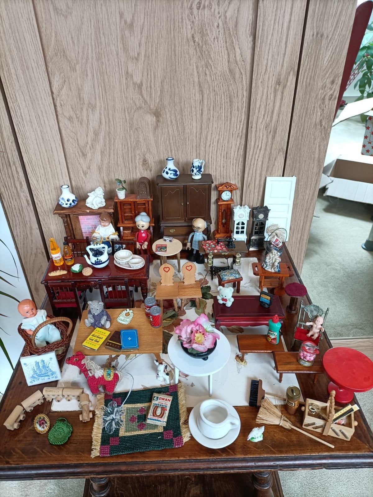 Lot poppenhuis spulletjes, Ophalen of Verzenden, Gebruikt, Poppenhuis