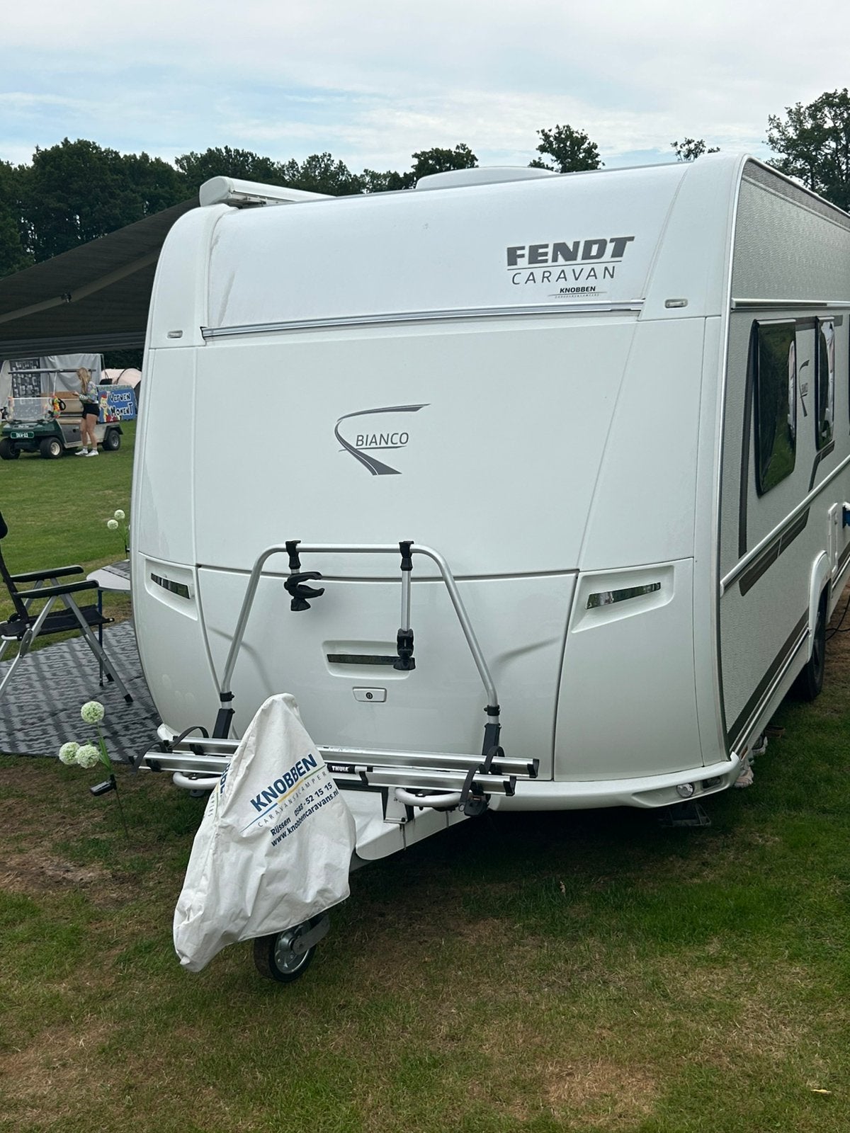 Fendt Bianco Selection 465 TG 2022 Mover/ Luifel/fietsdrager, Caravans en Kamperen, Caravans, Standaardzit, Schokbreker, Particulier