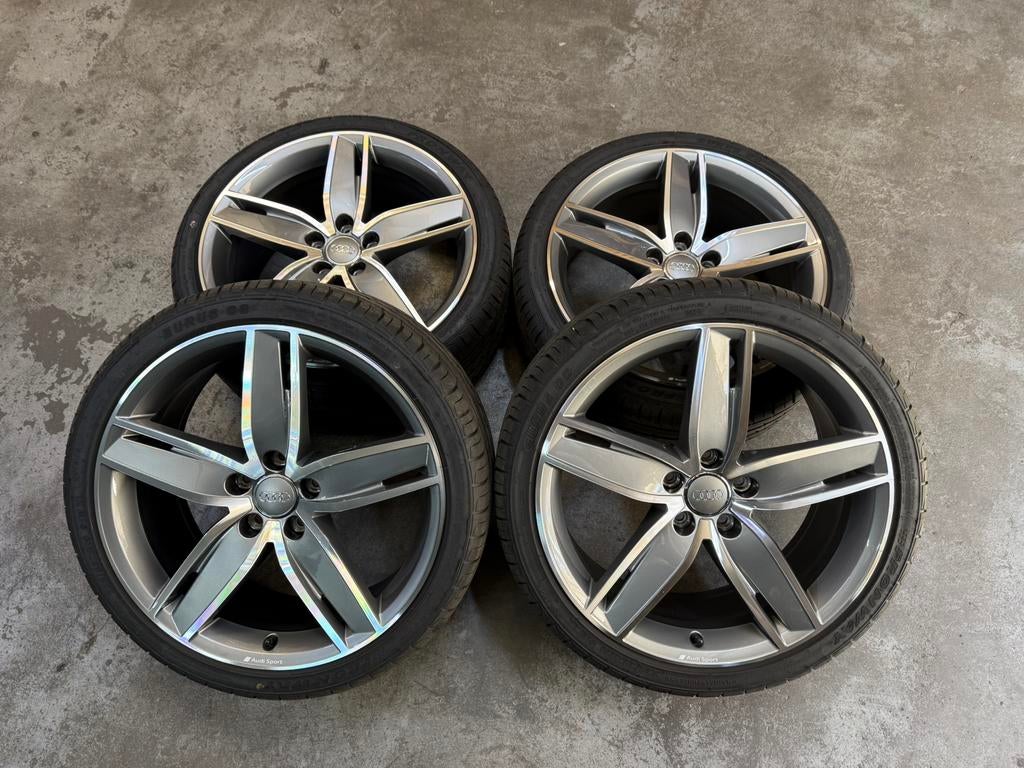 ✅ 19 Inch 5x112 Audi Sport RS S3 A3 A4 A6 S4 Vw Velgen, Auto-onderdelen, Banden en Velgen, 19 inch, Gebruikt, Banden en Velgen