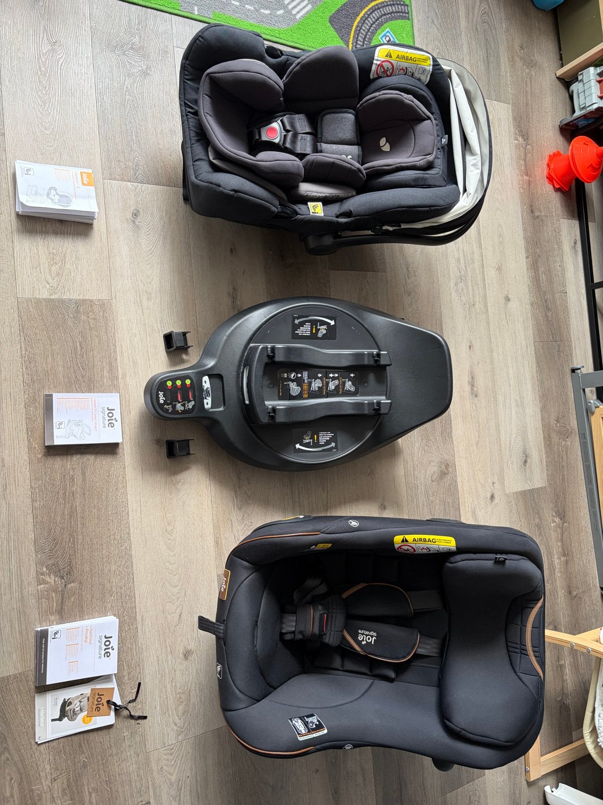 Joie i-Gemm 2 i-Size met i-Base Advance en de i-harbour, Kinderen en Baby's, Autostoeltjes, Zijbescherming, Zo goed als nieuw