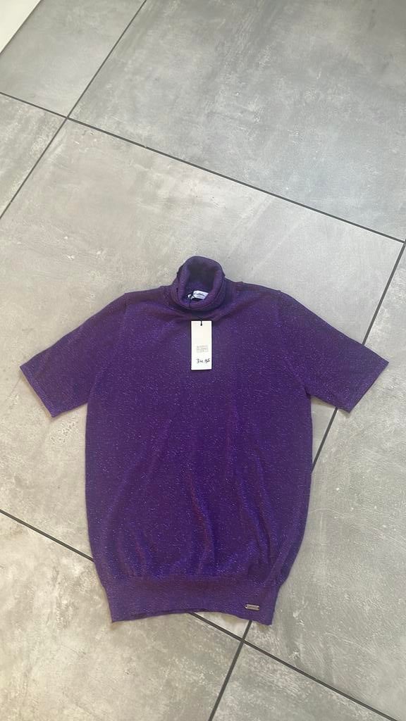Ambika mt s/m, Kleding | Dames, T-shirts, Nieuw, Maat 36 (S), Paars, Korte mouw, Verzenden