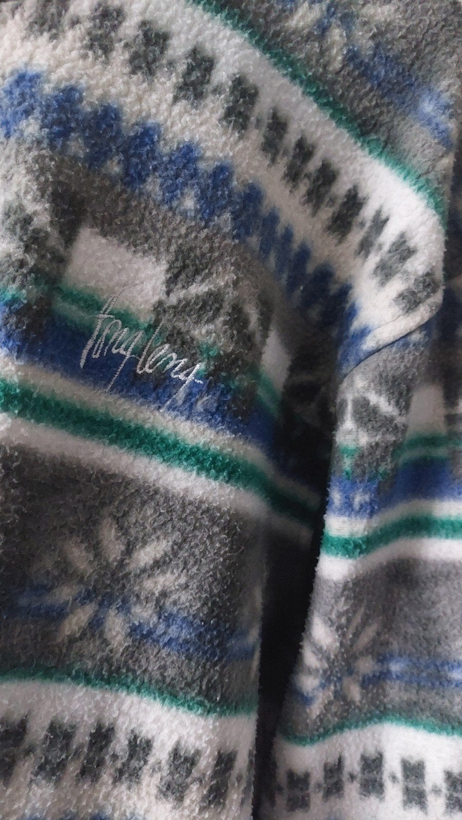 Vintage Retro 80/90s Gorpcore Fong Leng fleece trui L, Fong Leng, Ophalen of Verzenden, Gedragen, Maat 42/44 (L)