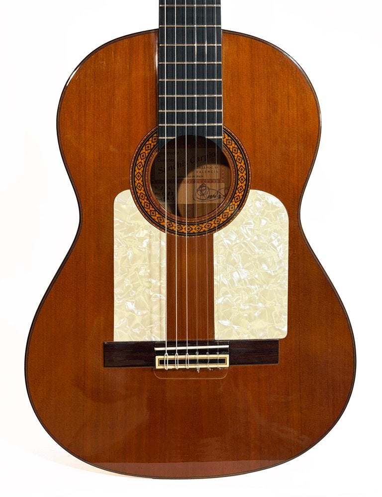 Ricardo Sanchis Carpio flameno gitaar 1af, Ophalen of Verzenden, Zo goed als nieuw, Klassieke of Spaanse gitaar, Met koffer