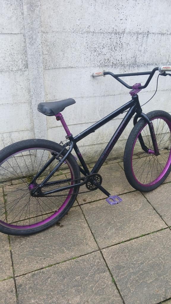 Paarse Wheelie Fiets - Gebruikt, Ophalen, 24 inch of meer, Gebruikt, Staal