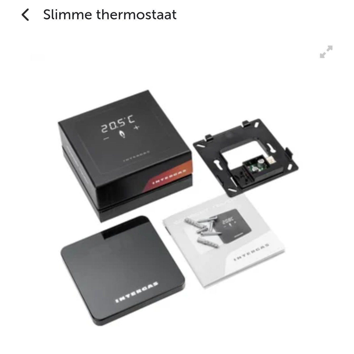 Intergas Comfort Touch slimme thermostaat, Ophalen of Verzenden, Slimme thermostaat, Nieuw