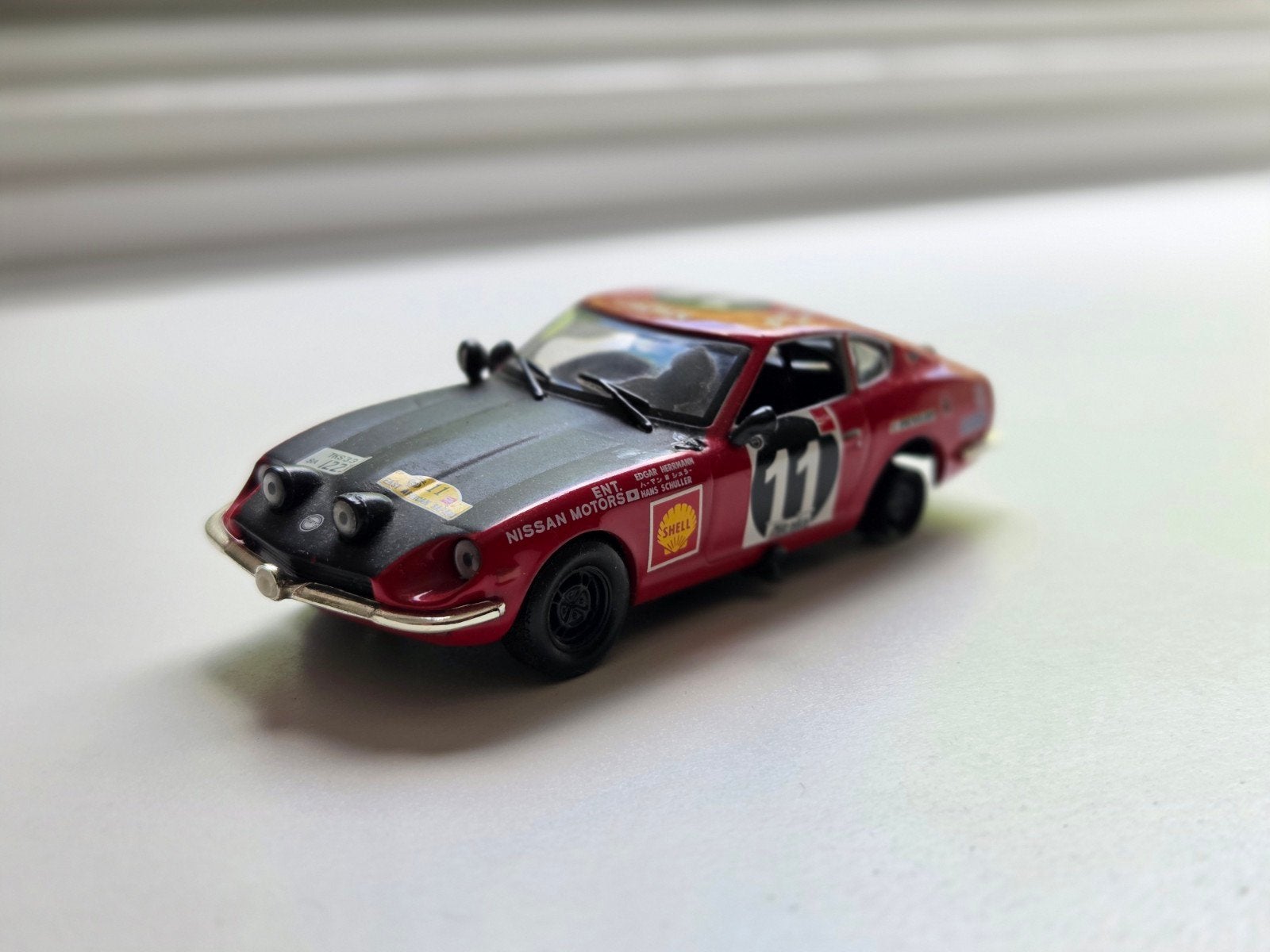 Nissan / Datsun 240Z Rally 1:43 modelauto, Ophalen of Verzenden, Gebruikt, Auto, Overige merken