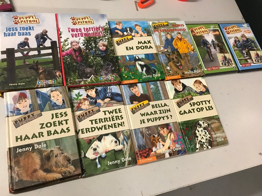 T.K. nog 8 Puppy Patrol boeken Zie actuele lijst Jenny Dale, Ophalen of Verzenden, Gelezen, Jenny Dale, Fictie algemeen