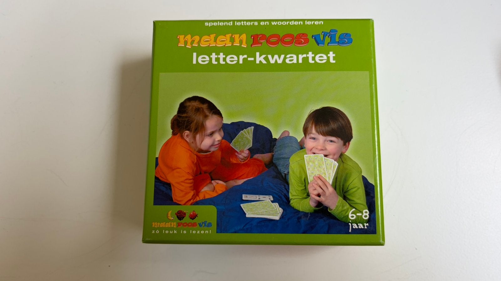 Spel Maan-Roos-Vis letter-kwartet, Ophalen of Verzenden, Nieuw