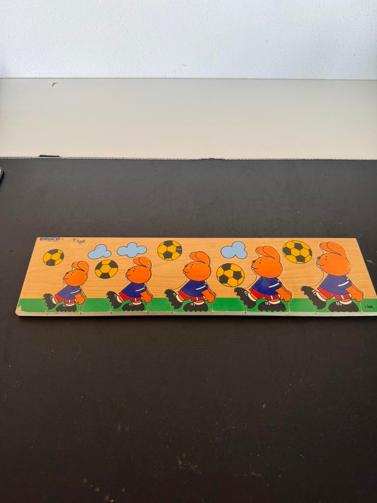 Educo puzzel voetbal, Kinderen en Baby's, Speelgoed | Kinderpuzzels, 2 tot 4 jaar, Gebruikt, 10 tot 50 stukjes, Ophalen of Verzenden