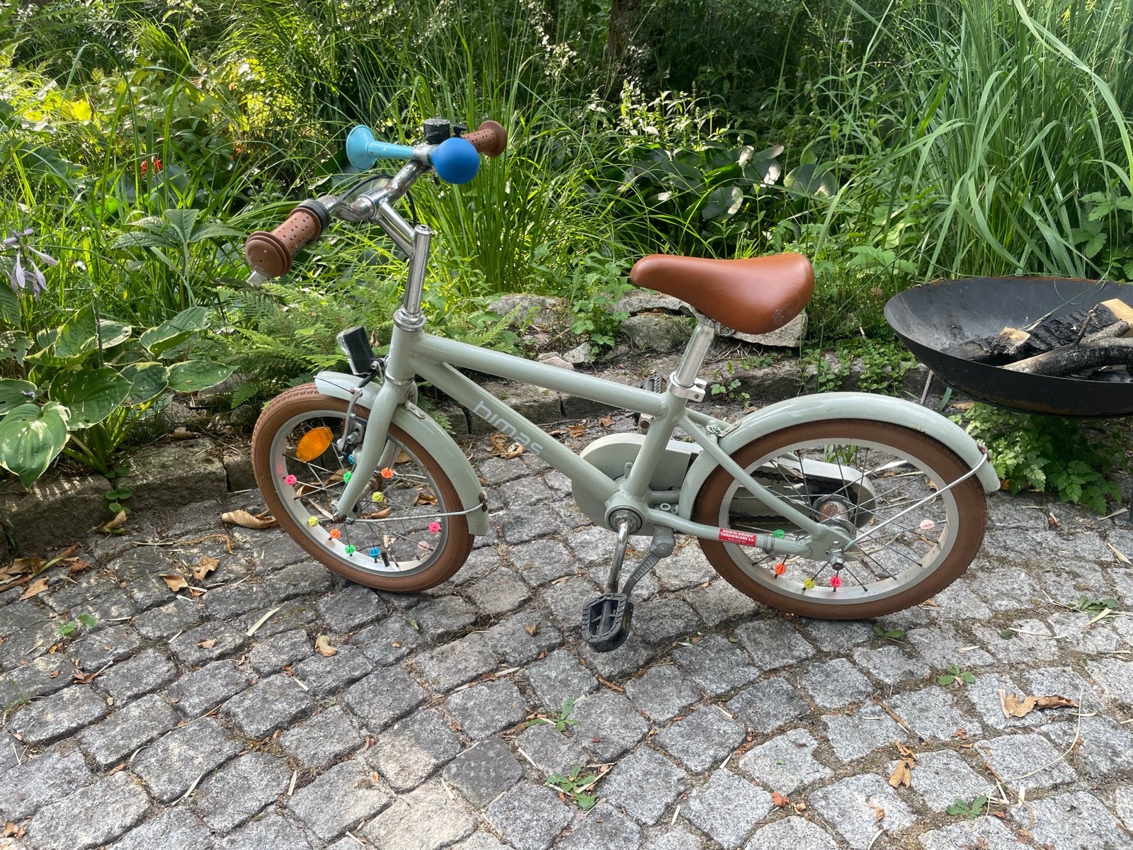 Kinderfiets 16 inch - Bimas, Ophalen, Gebruikt, Terugtraprem, 16 tot 20 inch