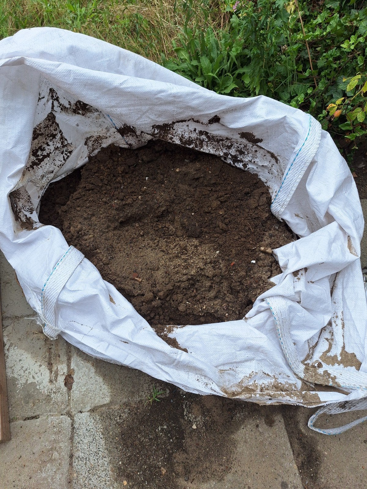 Zand in big bag, Ophalen, Gebruikt, Ophoogzand