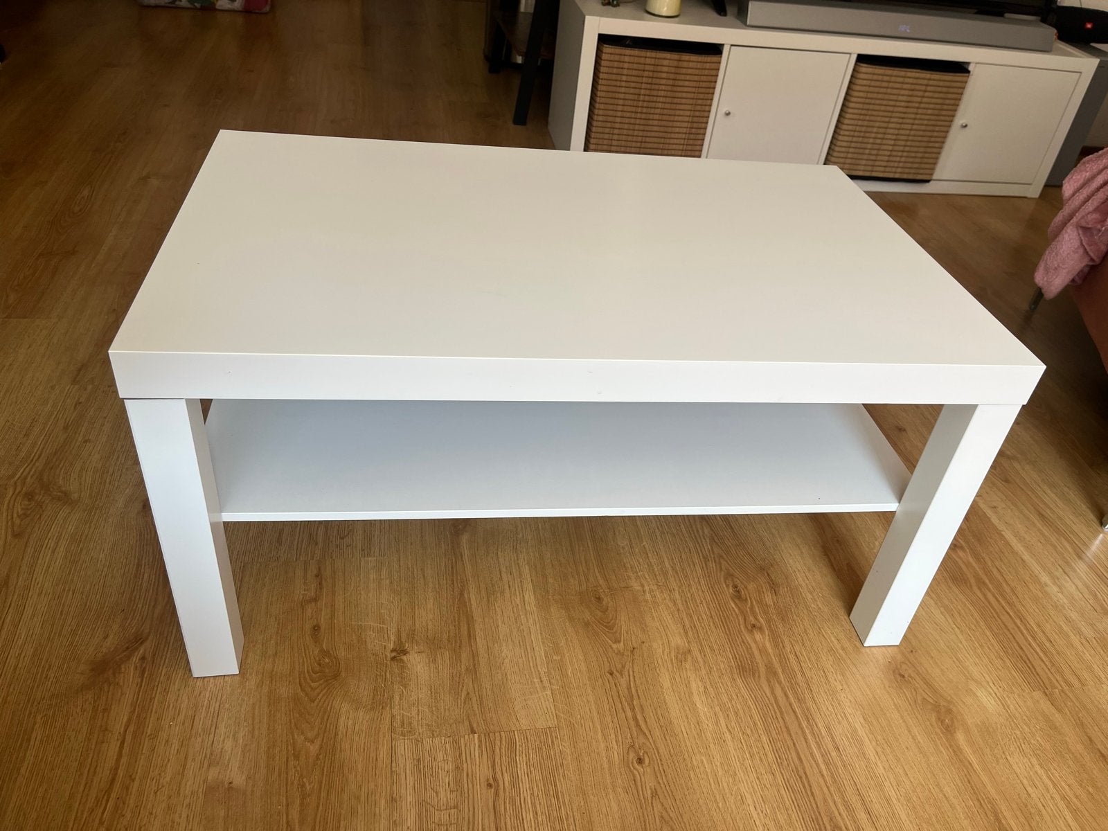 Ikea Lack salontafel wit, Ophalen, Gebruikt, Vierkant, 50 tot 100 cm
