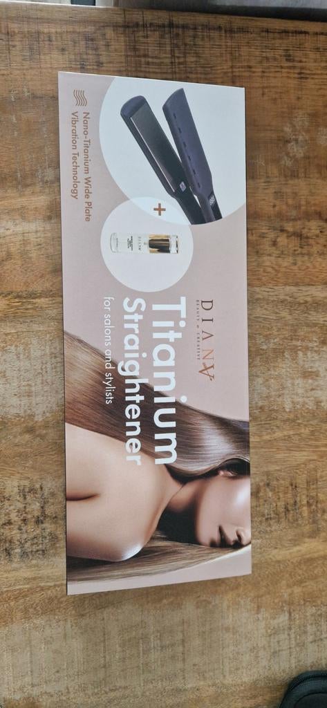 Diana Titanium Stijltang met Vibratie Technologie, Ophalen of Verzenden, Zo goed als nieuw, Haarverzorging