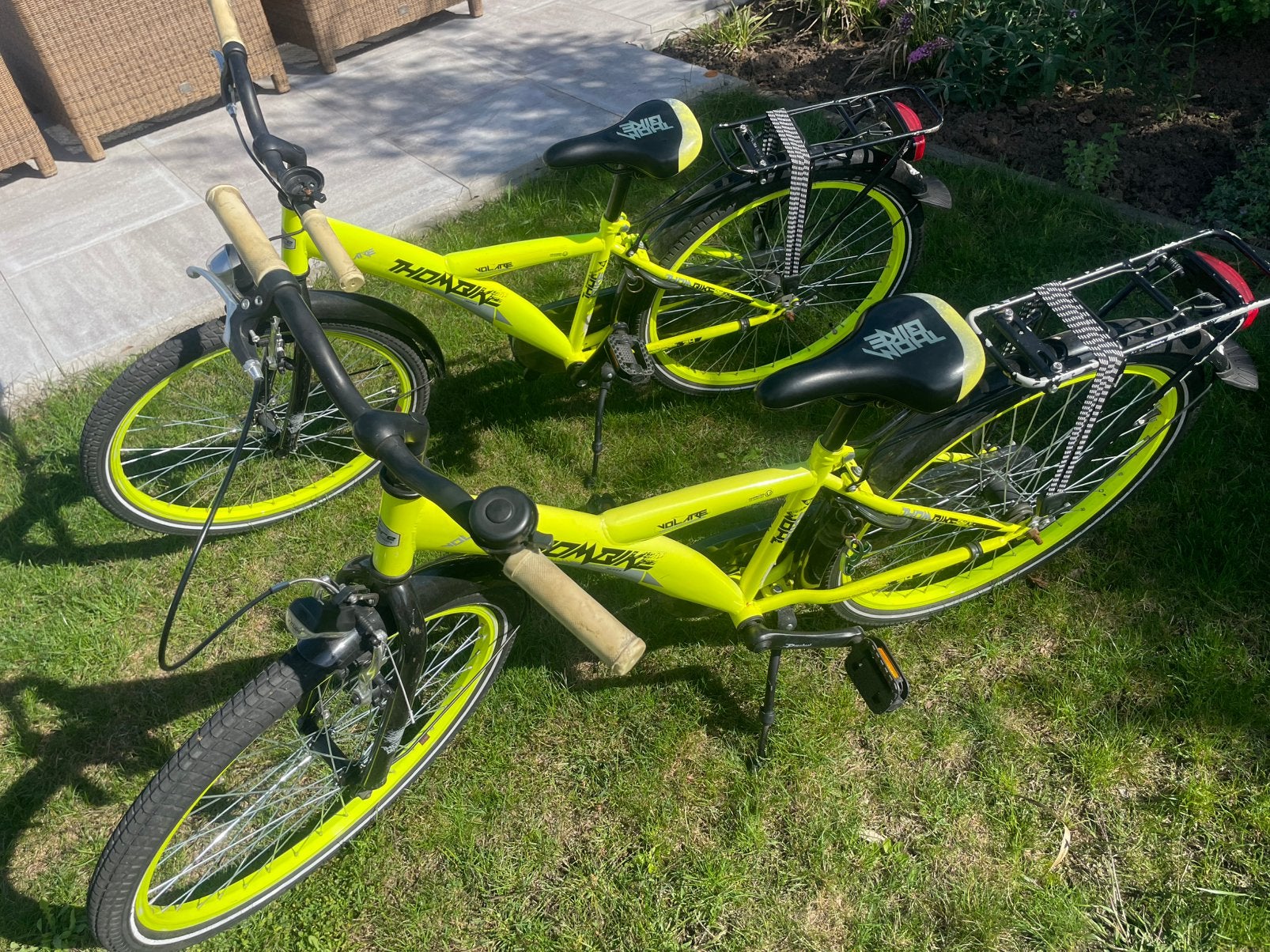 1x Volare Thombike 24inch - Neon Geel, Ophalen, Terugtraprem, Handrem, Gebruikt
