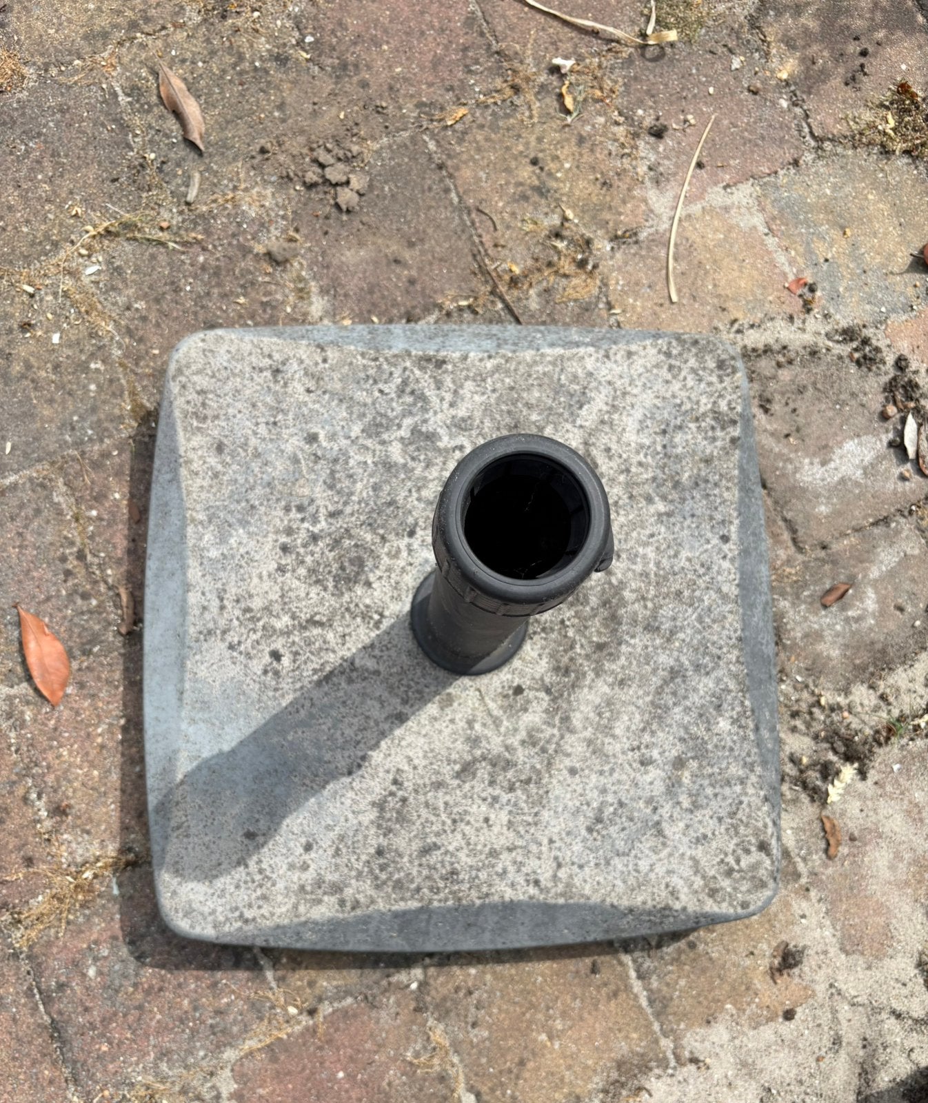 Parasol voet steen zwaar, Ophalen, Minder dan 1 meter, Parasolvoet