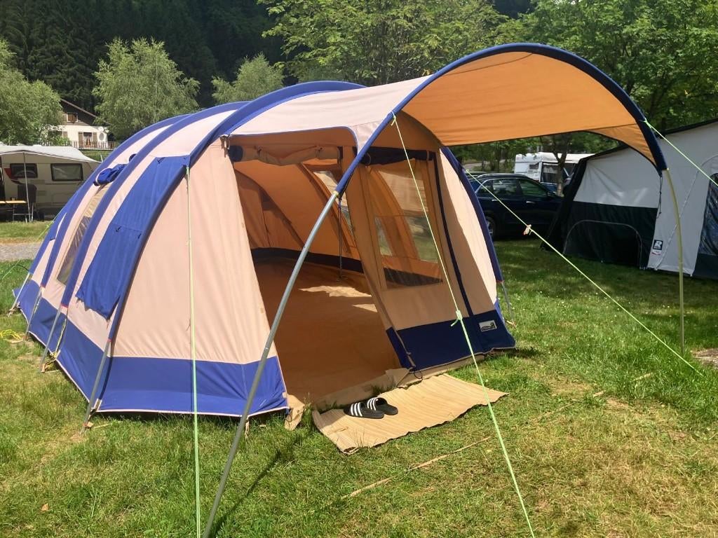 Mooie Vrijbuiter tunneltent, Caravans en Kamperen, Ophalen of Verzenden, Gebruikt, Tot en met 5