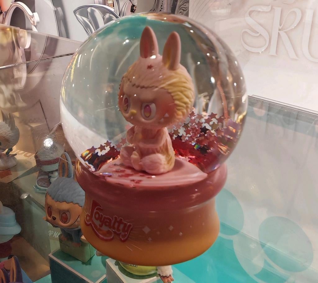 100% Origineel Labubu Big Into Energy Glitterbol + LED lamp, Ophalen of Verzenden, Nieuw