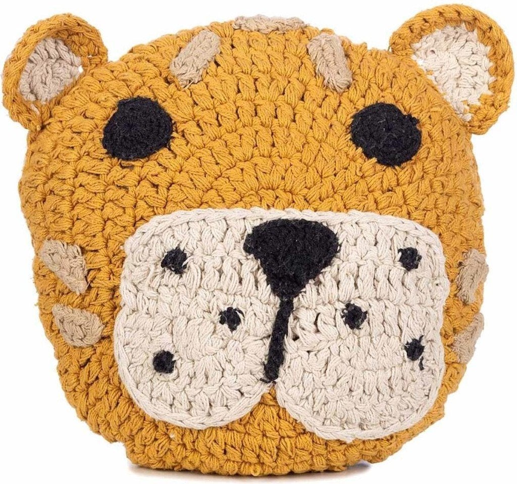 Kinderkussen Luipaard van KidsDepot Diameter 38 cm (nieuw), Kussen, Kids, Nieuw, Kleed of Kussen