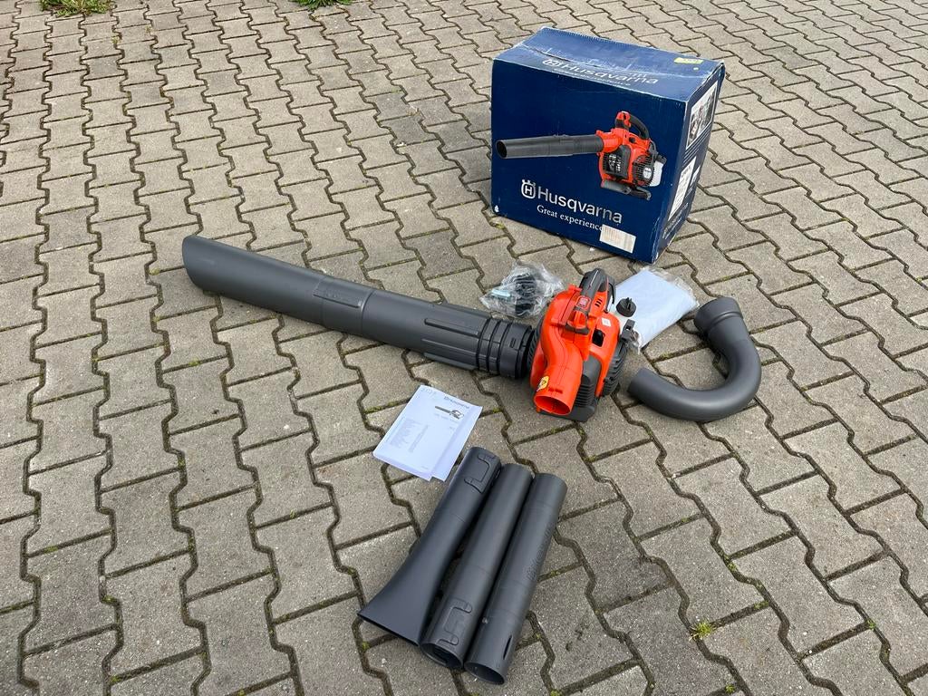 Husqvarna 125BVX Bladblazer / Zuiger. Nieuw !!, Tuin en Terras, Benzine, Met opvangzak, Handgedragen, Nieuw