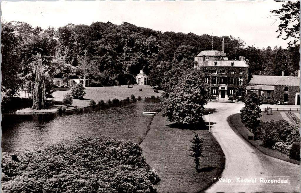 Kasteel Rozendaal Velp - 5 ansichtkaarten, Verzenden, 1940 tot 1960, Gelopen, Gelderland
