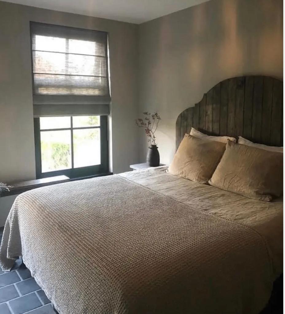 Landelijk bed * hoofdbord slaapkamer*oud,sober,Huisje Sfeer, 210 cm, Ophalen of Verzenden, Landelijk, 180 cm
