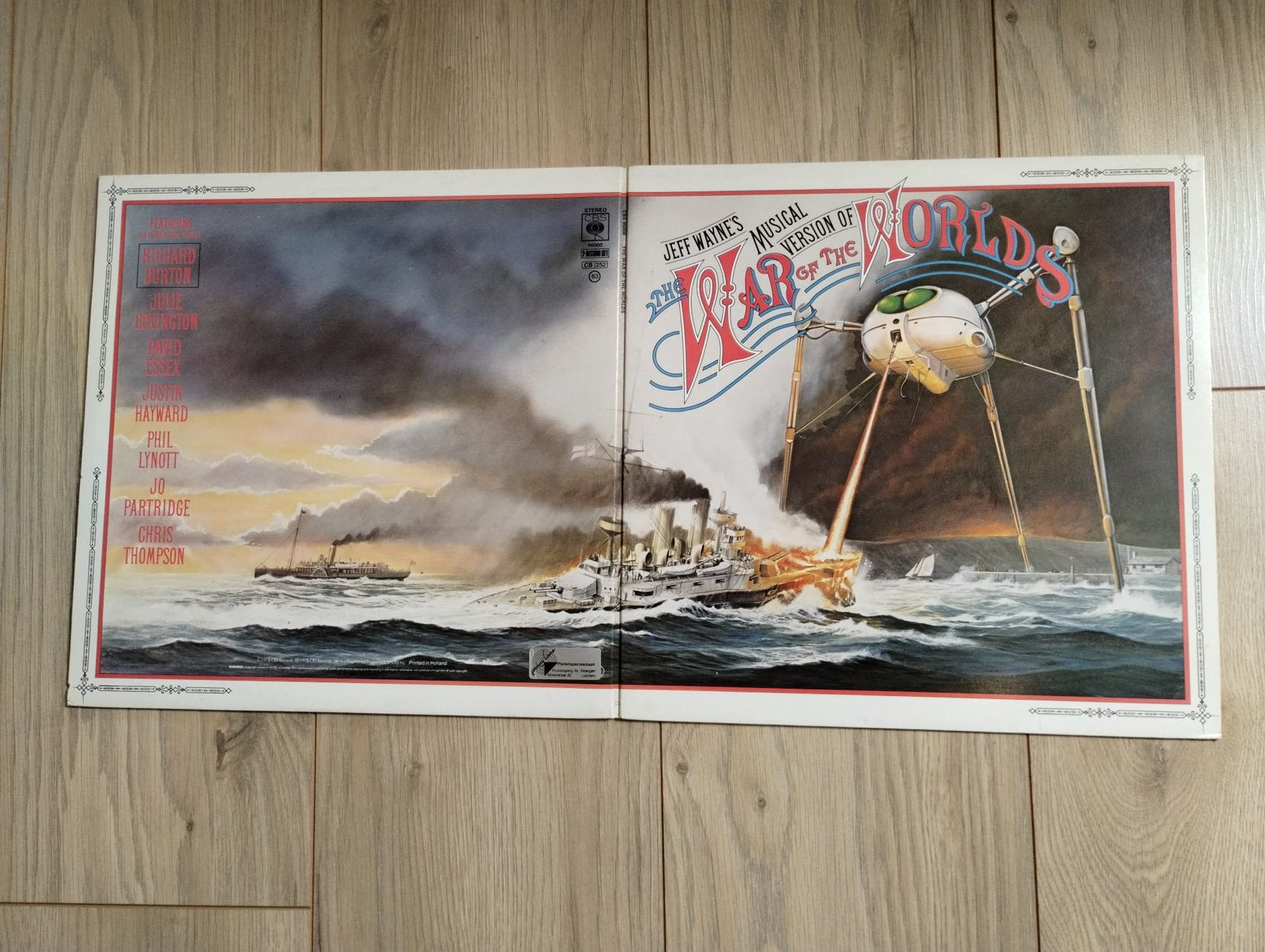 War of the worlds Jeff Wayne DUBBEL LP, Cd's en Dvd's, Vinyl | Filmmuziek en Soundtracks, Ophalen of Verzenden, Zo goed als nieuw