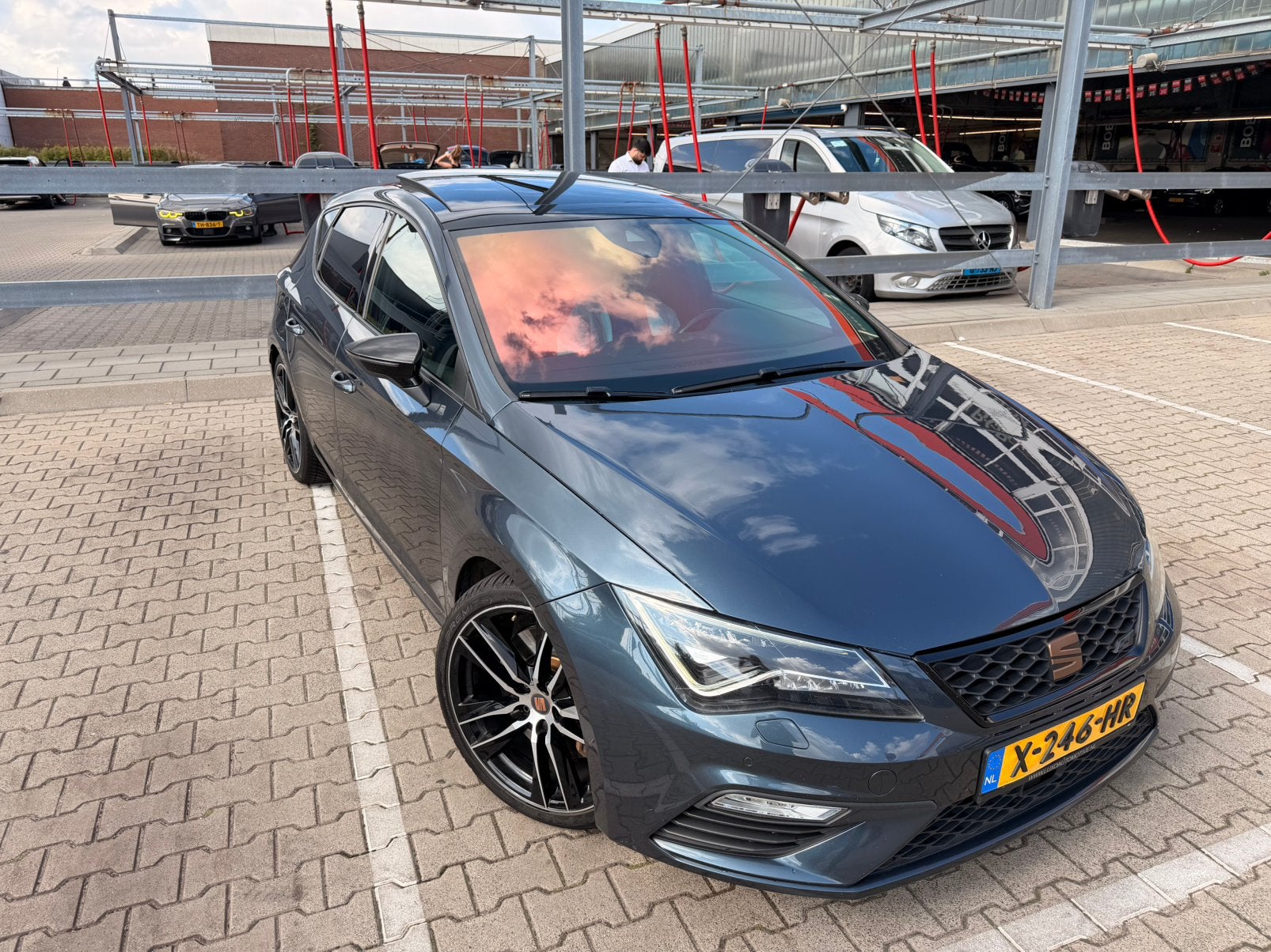 Seat Leon Cupra 2.0 TSI 290PK Dsg-7 2020 Grijs, Auto's, Seat, 710 kg, Zwart, 1984 cc, Leon