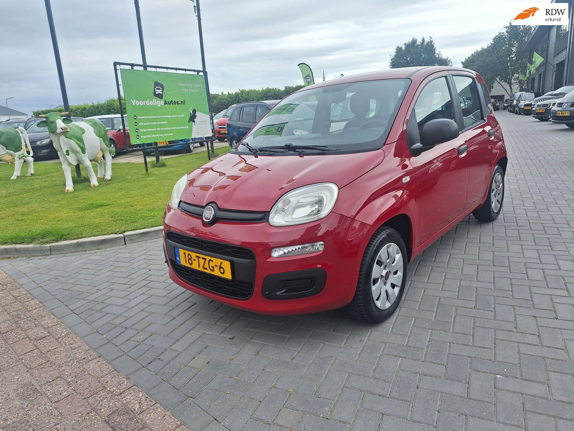 Fiat Panda 0.9 TwinAir Pop / Keurige auto / APK feb 2027, Auto's, Fiat, Bedrijf, Te koop, Panda, ABS, Airbags, Boordcomputer, Centrale vergrendeling