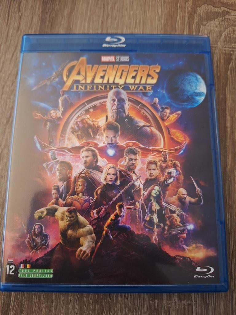 Avengers: Infinity War Blu-ray - Marvel Studios, Ophalen of Verzenden, Zo goed als nieuw, Actie