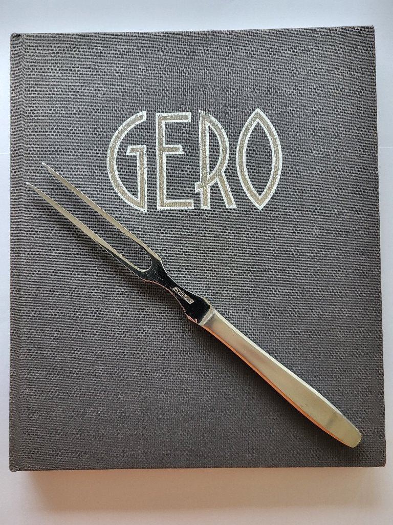 GERO Zilmeta  Tranceervork 512  "Foxtrot"  Matte steel, Huis en Inrichting, Keuken | Bestek, Overige materialen, Gero, Los bestek