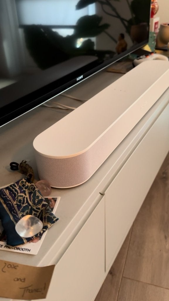 Sonos home Cinema set - Beam (Gen 2), Sub (Gen 3), 2x one's, Soundbar, 70 watt of meer, Zo goed als nieuw, Overige spelers