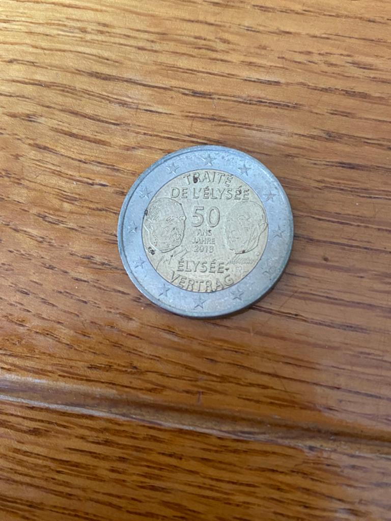 herdenkingsmunt 2 euro, Ophalen of Verzenden, Overige landen, 2 euro
