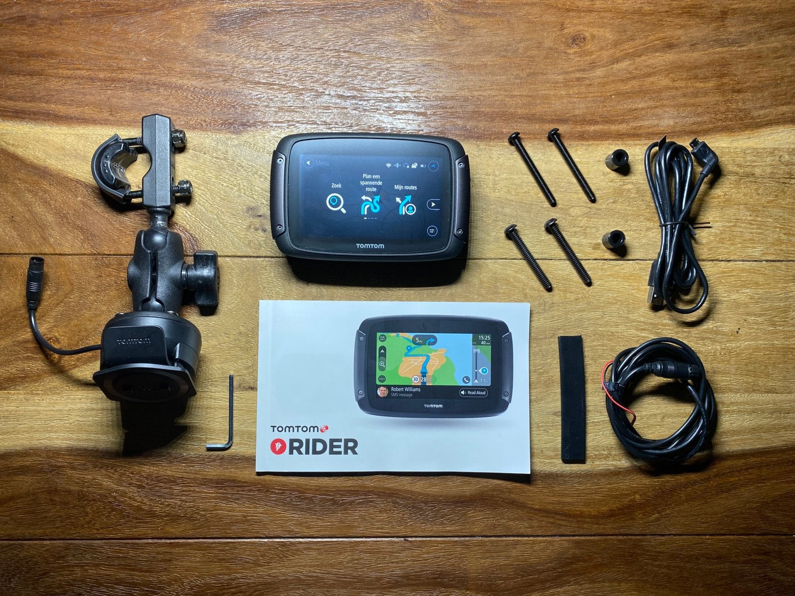 TomTom Rider 50 - Compleet om zo te monteren, Ophalen of Verzenden, Zo goed als nieuw