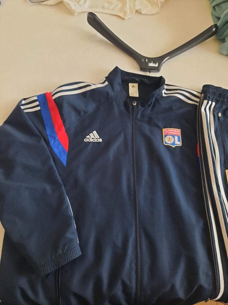 Trainingspak Olympique Lyon 2014/2015 adidas 3XL, Ophalen of Verzenden, Zo goed als nieuw, Buitenlandse clubs, Shirt