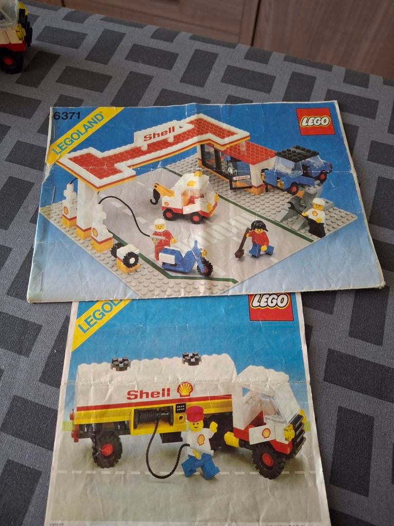 Lego shell jaren 80.zoals het op de foto's staat ., Lego, Ophalen of Verzenden, Complete set, City