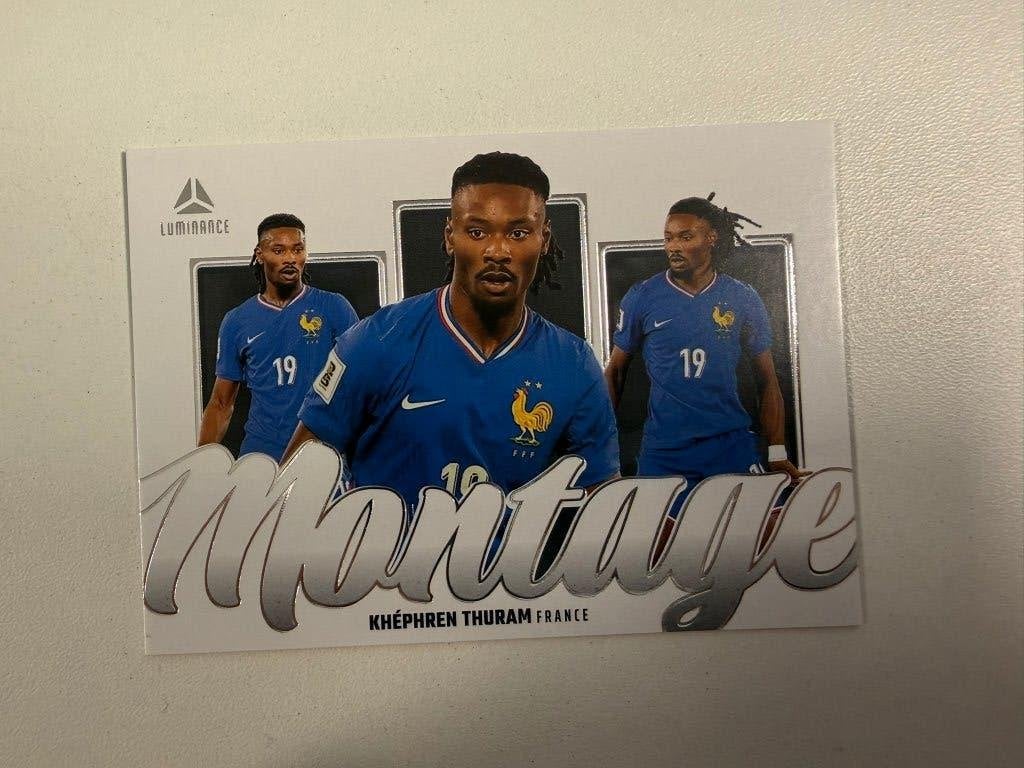 7 Khephren Thuram Montage Luminance France 2026, Ophalen of Verzenden, Nieuw, Buitenlandse clubs, Poster, Plaatje of Sticker