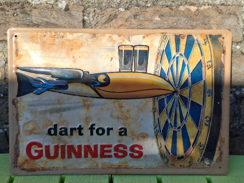 Reclamebord Darts Guinness Toucan, Verzamelen, Ophalen of Verzenden, Nieuw, Reclamebord, Plaat of Schild, Overige merken