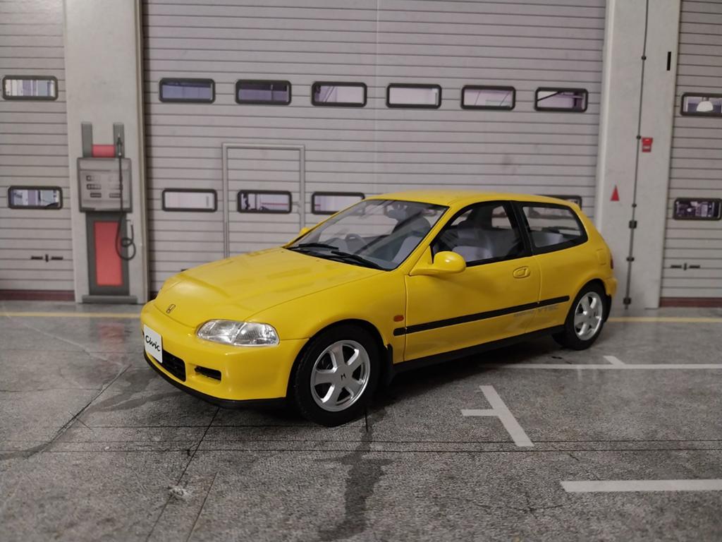 ZELDZAAM: Honda civic EG6 limited 300 pieces, Hobby en Vrije tijd, Modelauto's | 1:18, Ophalen of Verzenden, Nieuw, Auto, OttOMobile