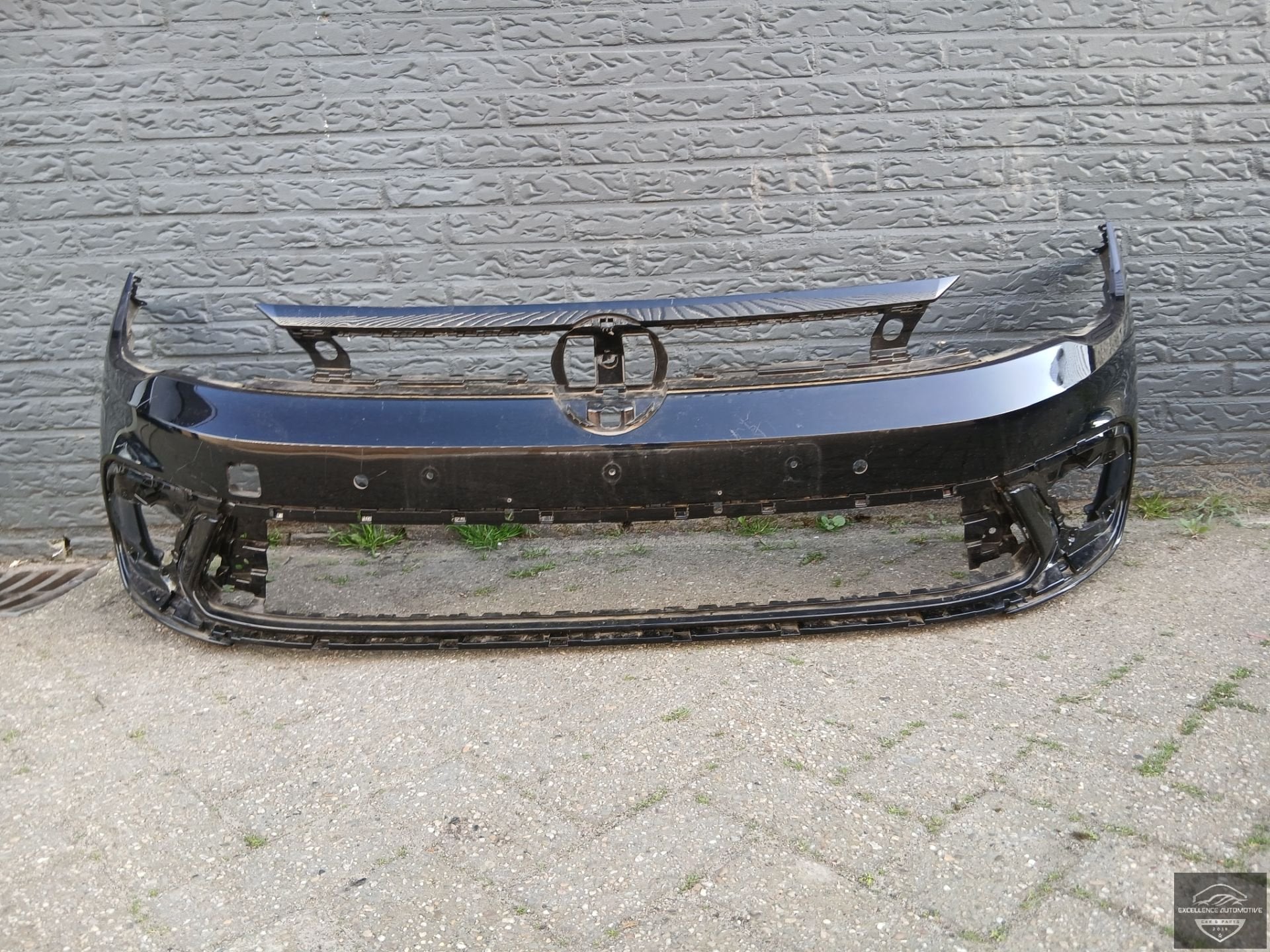 VW Polo 2G Facelift 2021+ Voorbumper Bumper 4xPDC Origineel!, Gebruikt, Volkswagen, Volkswagen AG, Bumper
