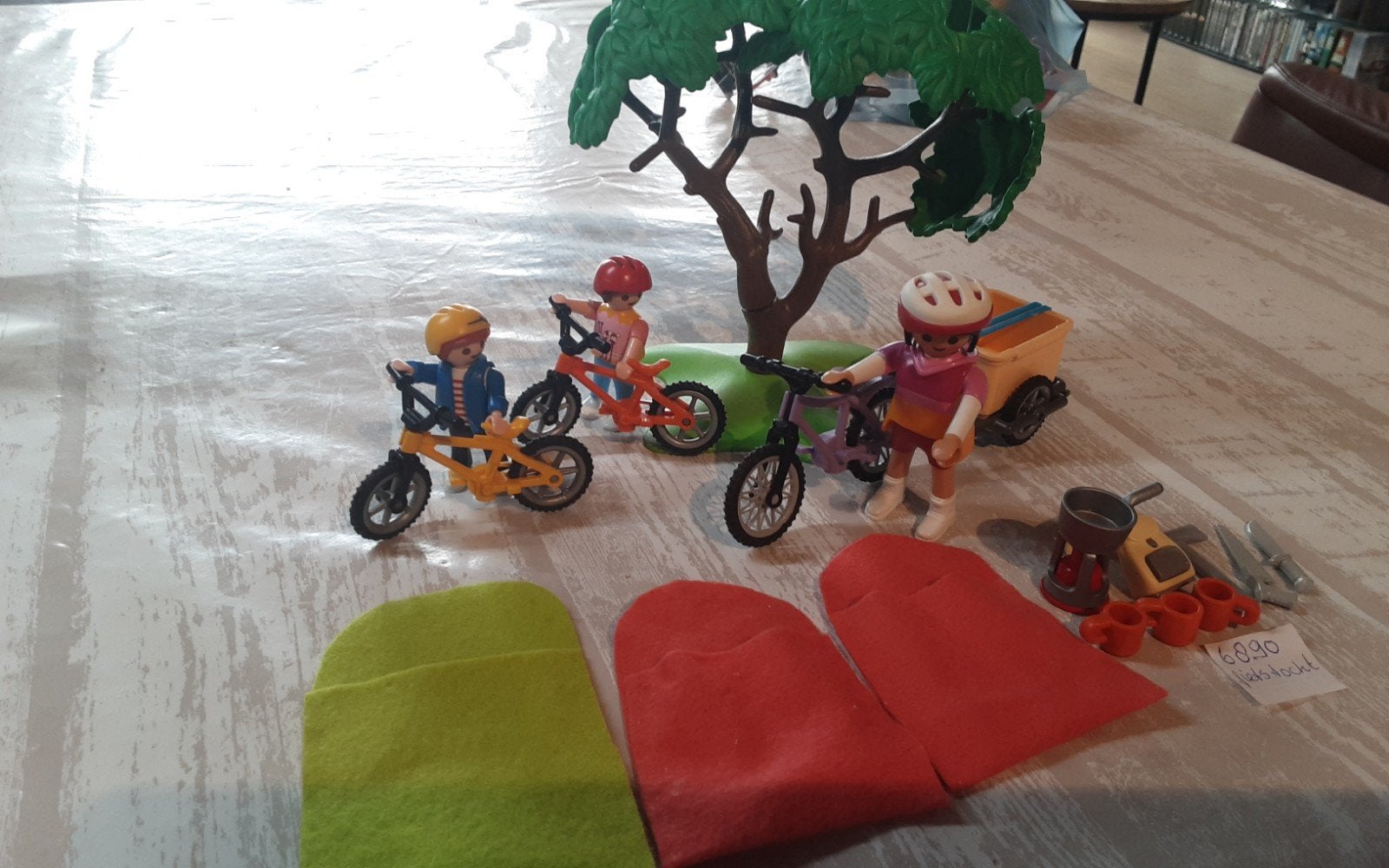6850 fietstocht met mama en kids, Kinderen en Baby's, Ophalen of Verzenden, Zo goed als nieuw