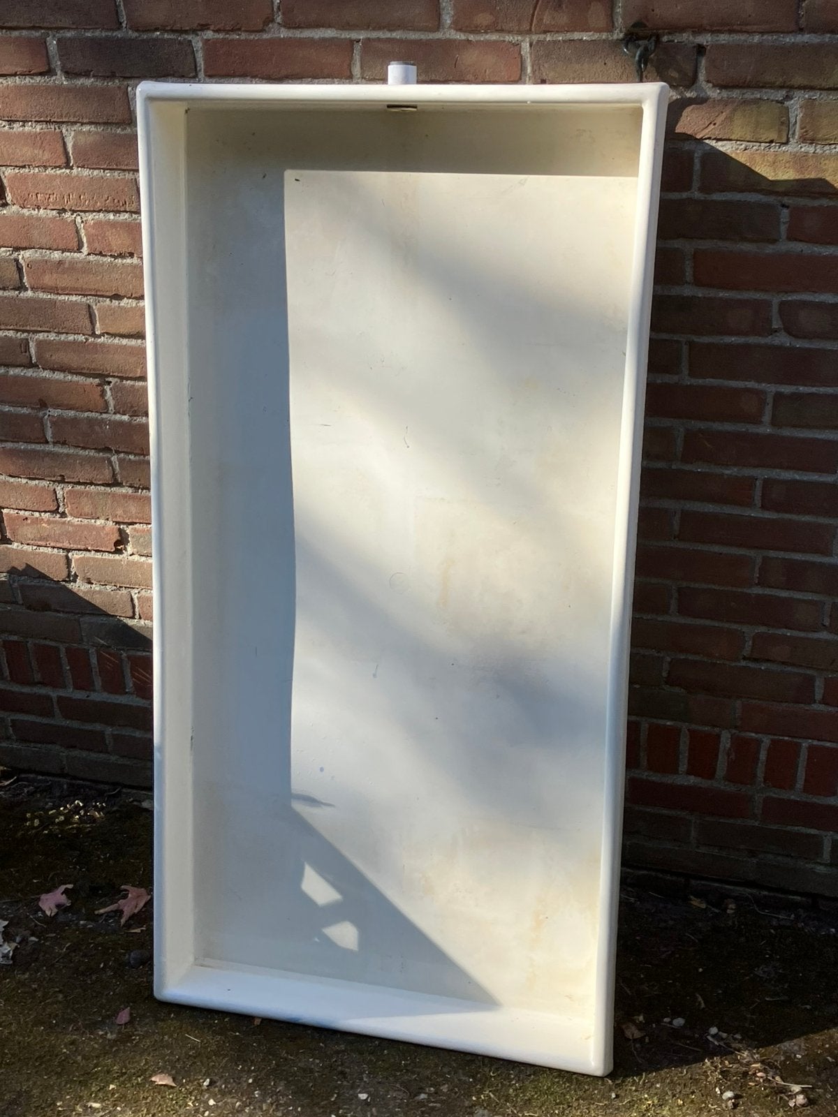 Dubbele lekbak voor wasmachine enof droger, Ophalen, Zo goed als nieuw