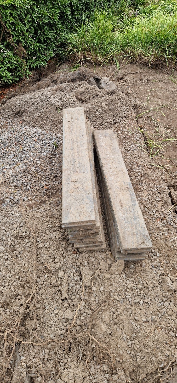 Gebruikte opsluitbanden van beton, Gebruikt, Ophalen of Verzenden, Minder dan 25 cm, Border