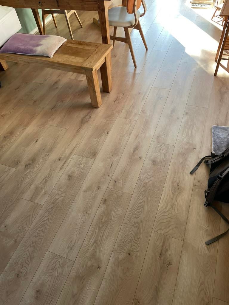 IKEA laminaat GOLV eikenpatroon 35m2, Doe-het-zelf en Verbouw, Vloerdelen en Plavuizen, Ophalen, Overige materialen, Gebruikt