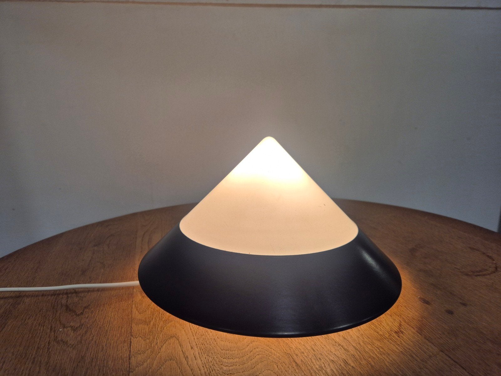vintage postmoderne memphis milano stijl plafondlamp kegel, Ophalen of Verzenden, Onbekend, Onbekend, Onbekend