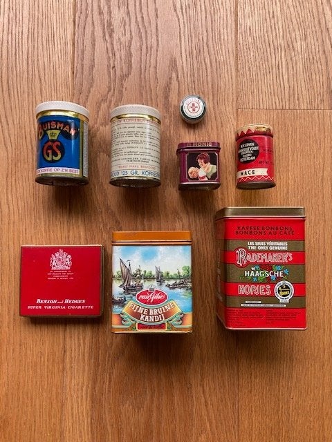 Blik, Verzamelen, Blikken, Ophalen of Verzenden, Gebruikt, Overige