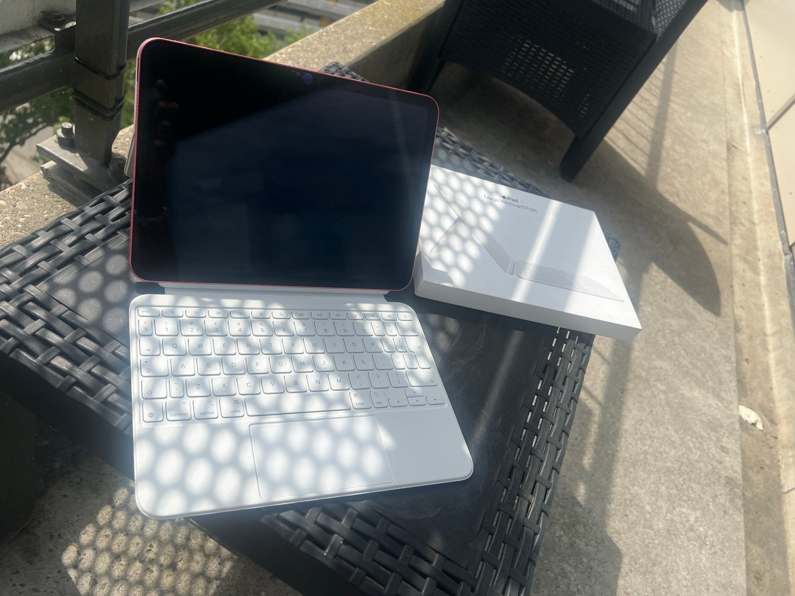 Apple iPad 10 met Magic Keyboard Smart Folio, Computers en Software, Apple iPads, Zo goed als nieuw, Apple iPad Air, 10 inch, 128 GB