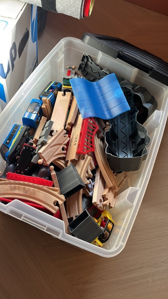 Houten treinbaan, Ophalen, Gebruikt, Overige typen