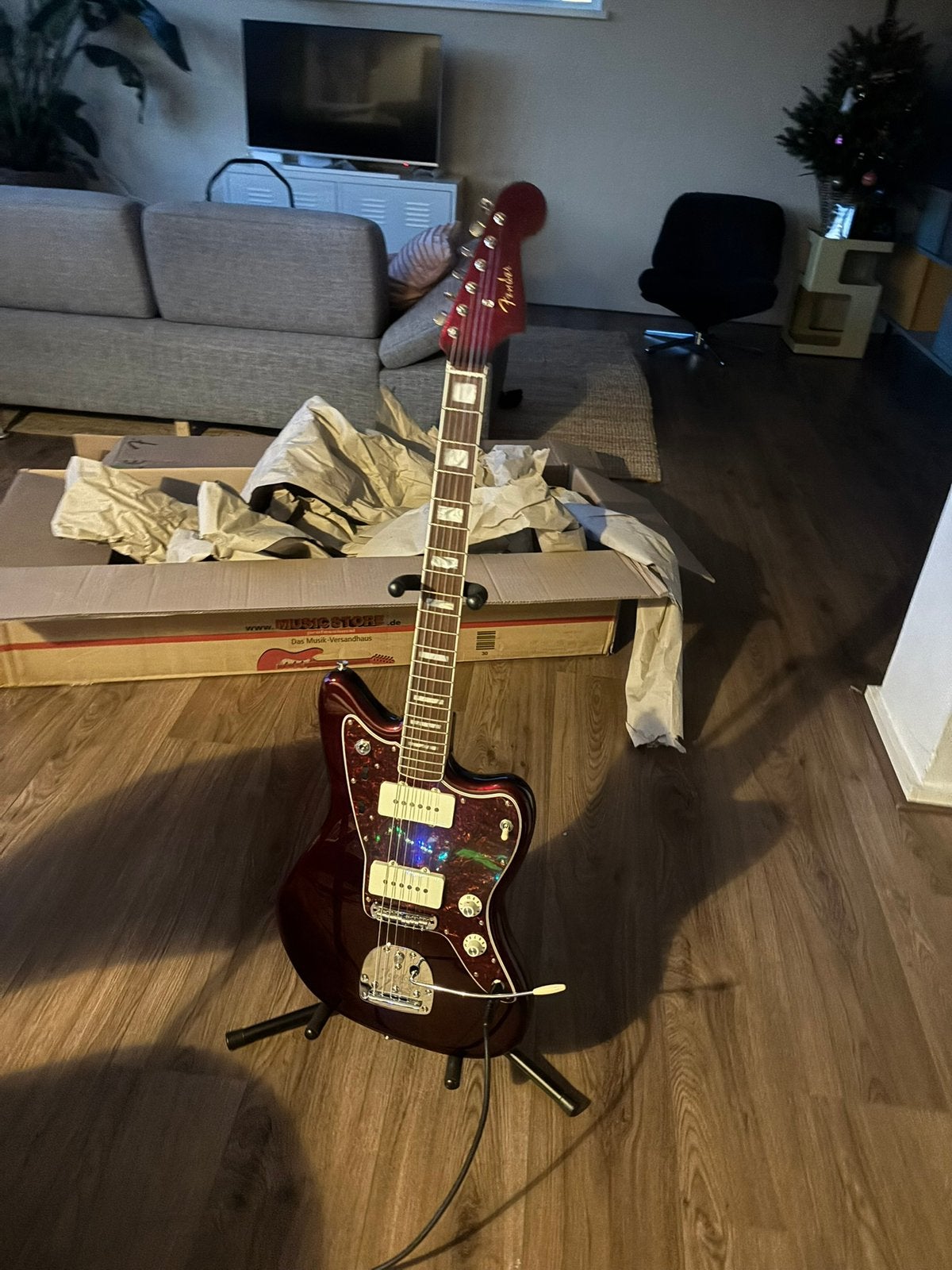 Troy van Leeuwen Fender Jazzmaster 2025, Muziek en Instrumenten, Ophalen, Zo goed als nieuw, Solid body, Fender